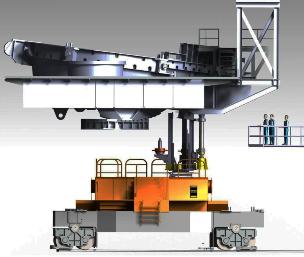 Eccentric Bottom Tap hole Renewal Machine