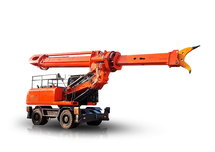 Telescopic Boom Wrecking Machine