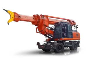 Telescopic Boom Wrecking Machine