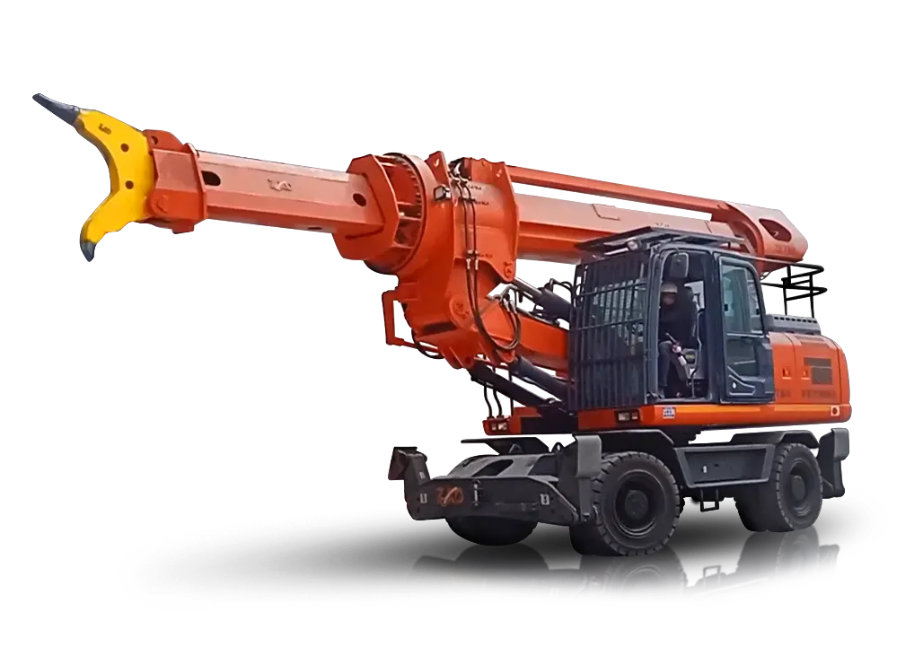 Telescopic Boom Wrecking Machine