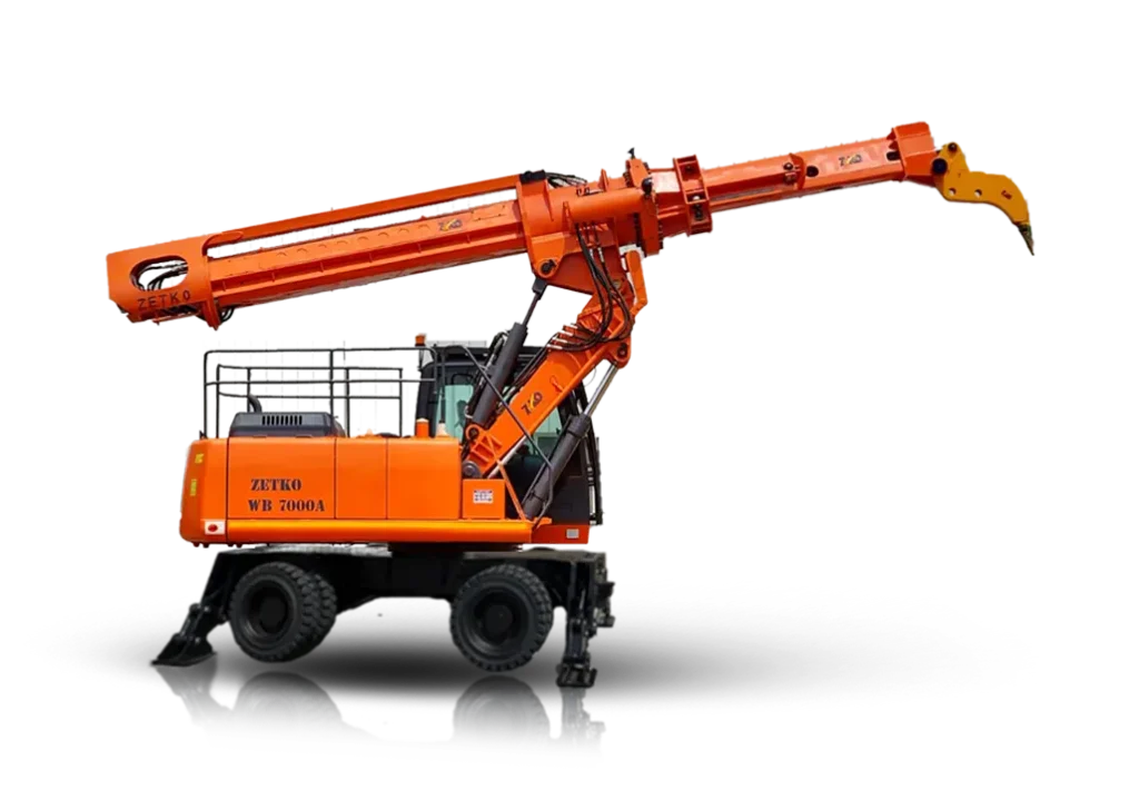 Telescopic Boom Wrecking Machine
