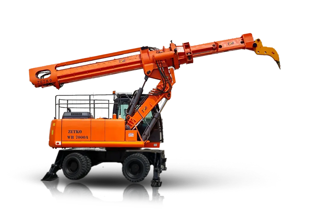 Telescopic Boom Wrecking Machine