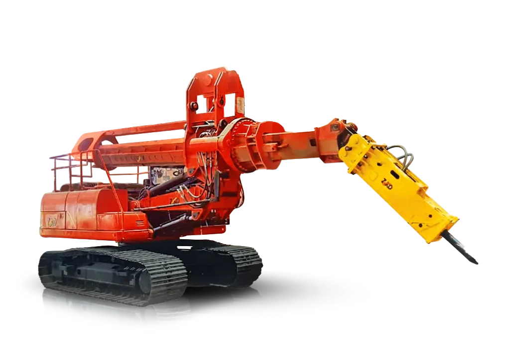 Telescopic Boom Wrecking Machine