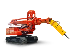 Telescopic Boom Wrecking Machine